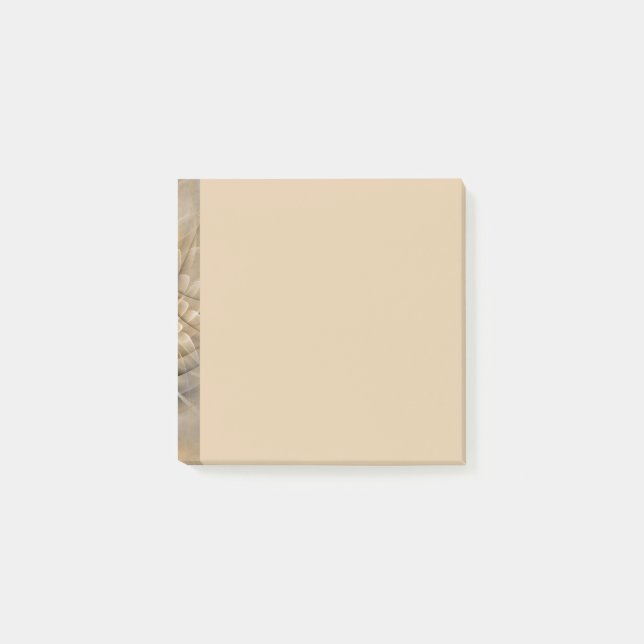 Earth Tones Abstract Modern Fractal Art Texture Post-it Notes (Front)