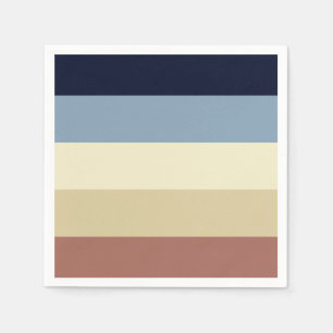 Earth Tones and Blues Napkin