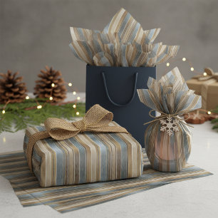 Earth Tones Christmas Pattern#27 ID1009 Tissue Paper