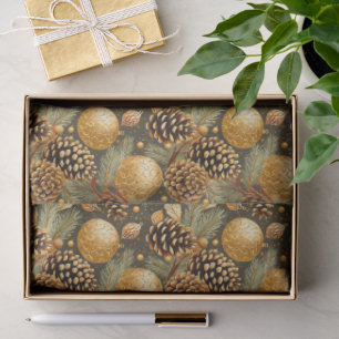 Earth Tones Christmas Pattern#29 ID1009 Tissue Paper