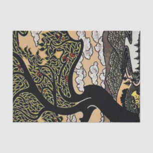 “Earth Tree and Valley” by Gisbert Combaz Tissue Paper