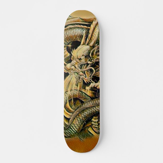 Earth Tribe Dragon Element Custom Pro Board Skateboard (Front)