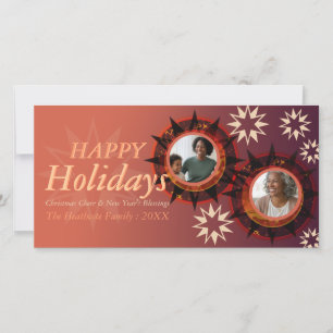 Earth Tribe Holiday New Year Photo Greeting Card