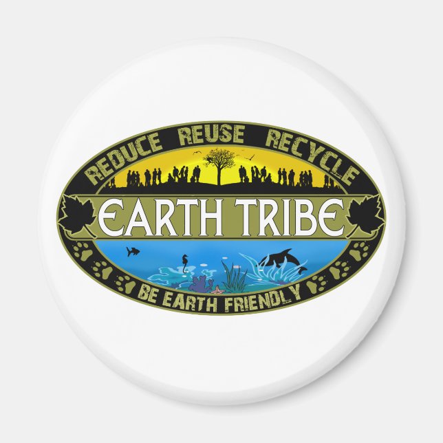 Earth Tribe Magnet (Front)