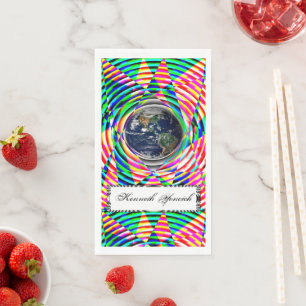Earth Vibes by Kenneth Yoncich Napkin