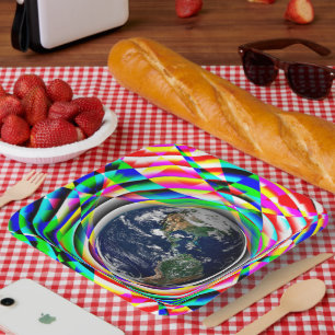 Earth Vibes by Kenneth Yoncich Paper Plate