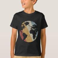 Earth Vintage Retro Style Earth's Day 