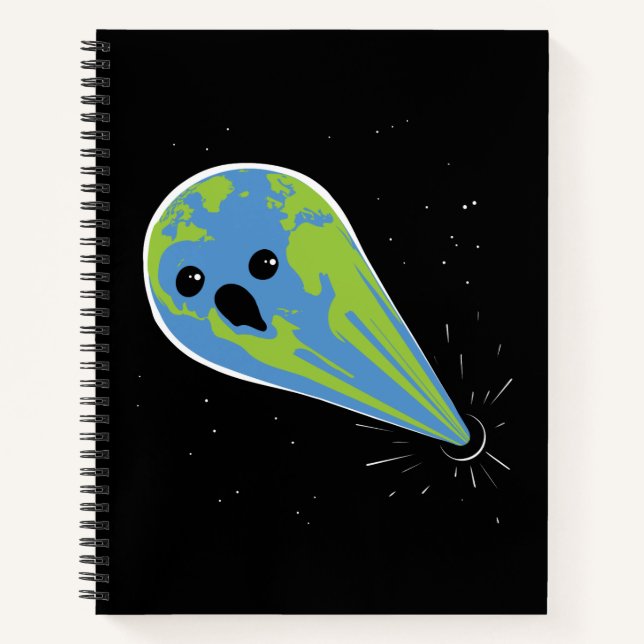 Earth Vs. Black Hole Notebook (Front)