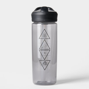 Earth Water Air Fire Symbols Bottle
