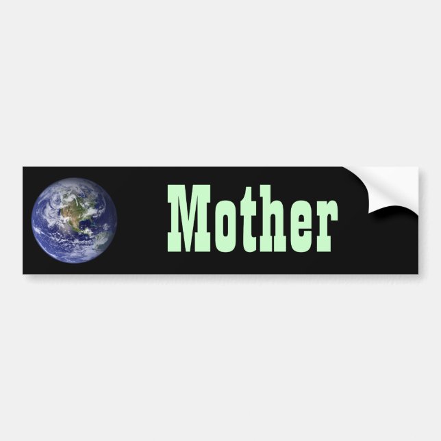 Earth - Western Hemisphere Bumper Sticker (Front)