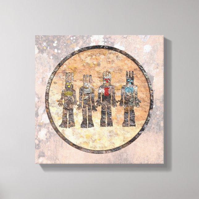 Earth Wind Fire and Water Canvas Print (Front)