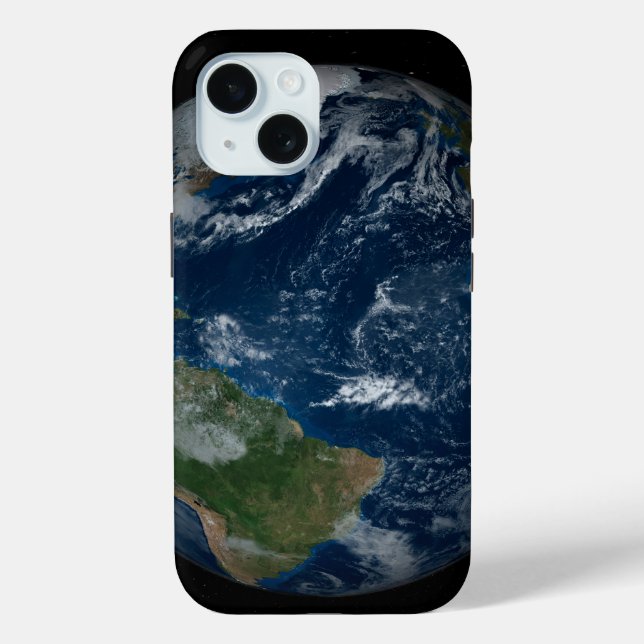 Earth With Clouds And Sea Ice Case-Mate iPhone Case (Back)