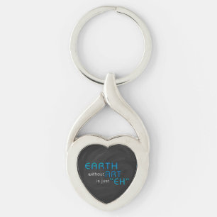 Earth without Art Key Ring