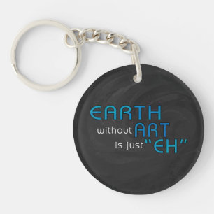 Earth without Art Key Ring