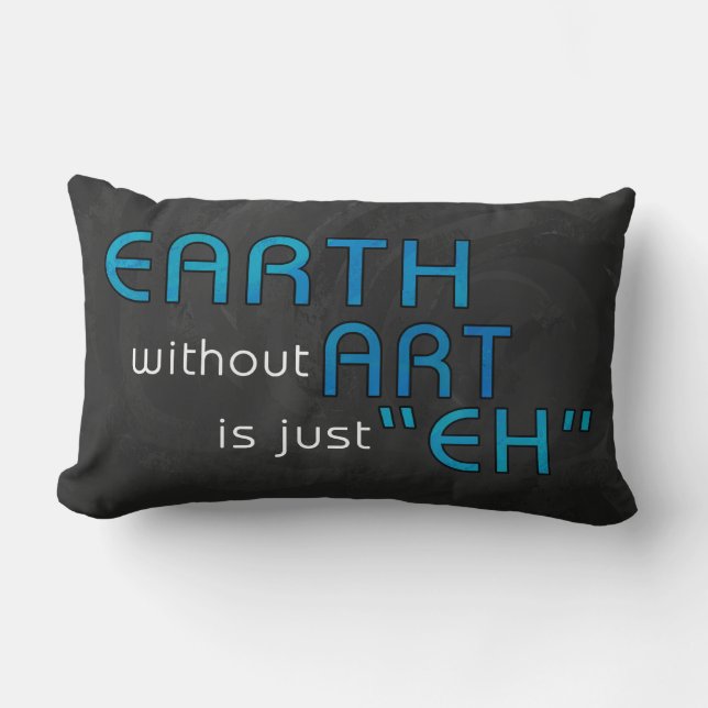 Earth without Art Lumbar Cushion (Front)