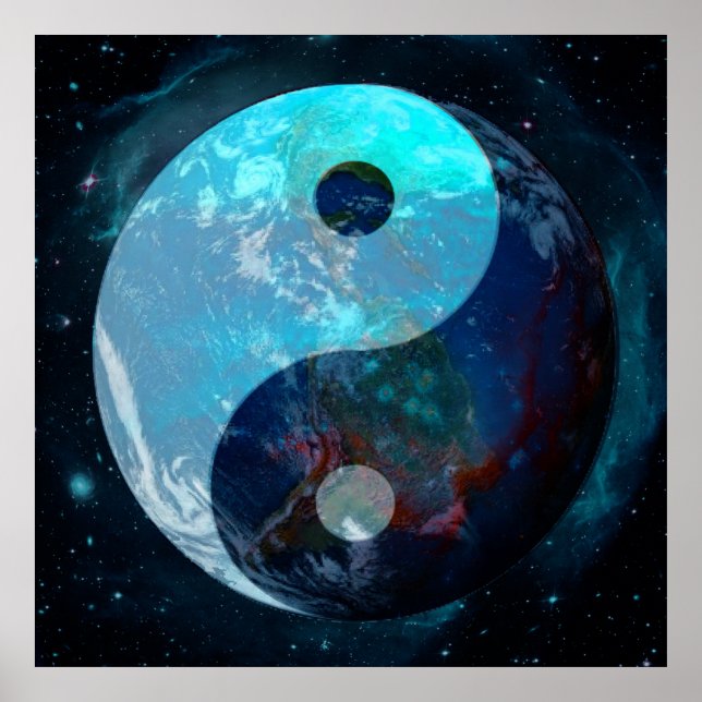 Earth Yin Yang Poster (Front)