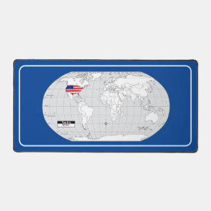 Earth, You Are Here Desk Mat