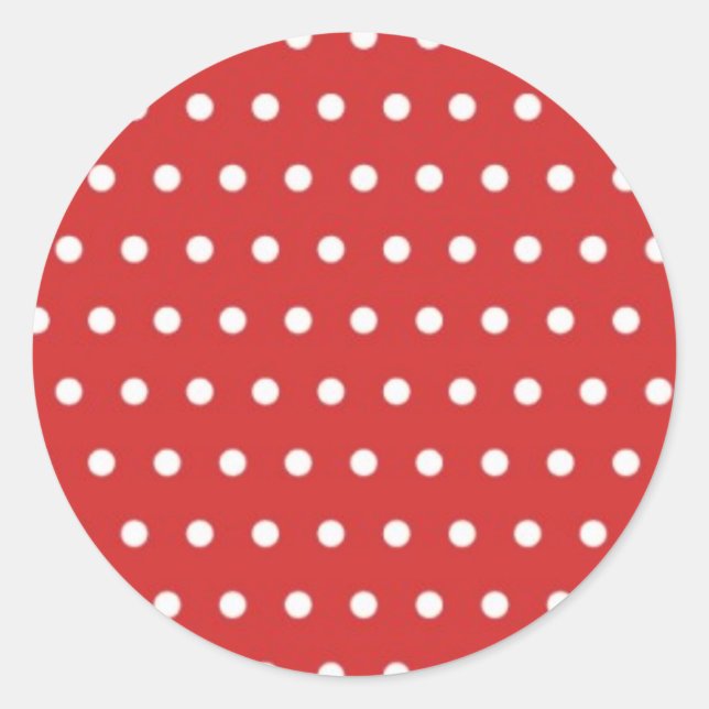 Earthberry points red (several products selected) classic round sticker (Front)