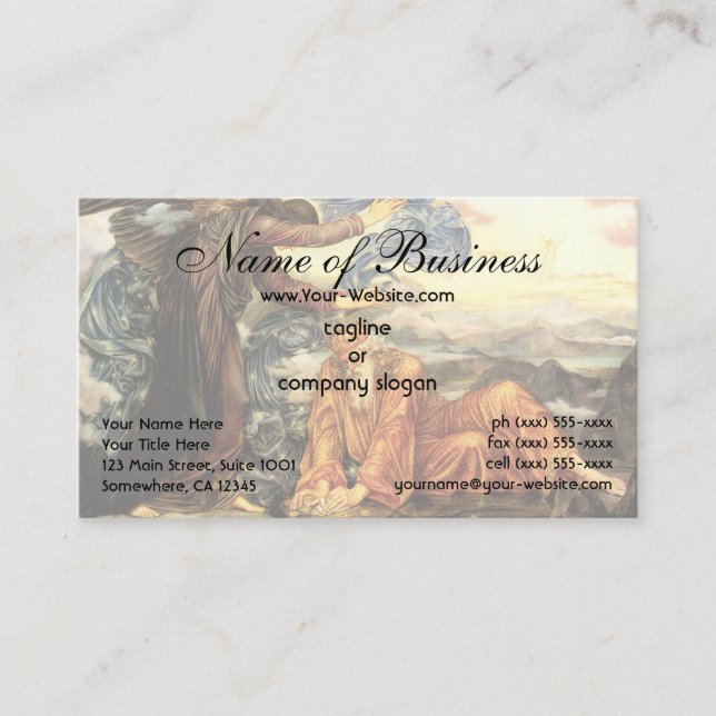 Earthbound by Evelyn De Morgan Business Card (Front)