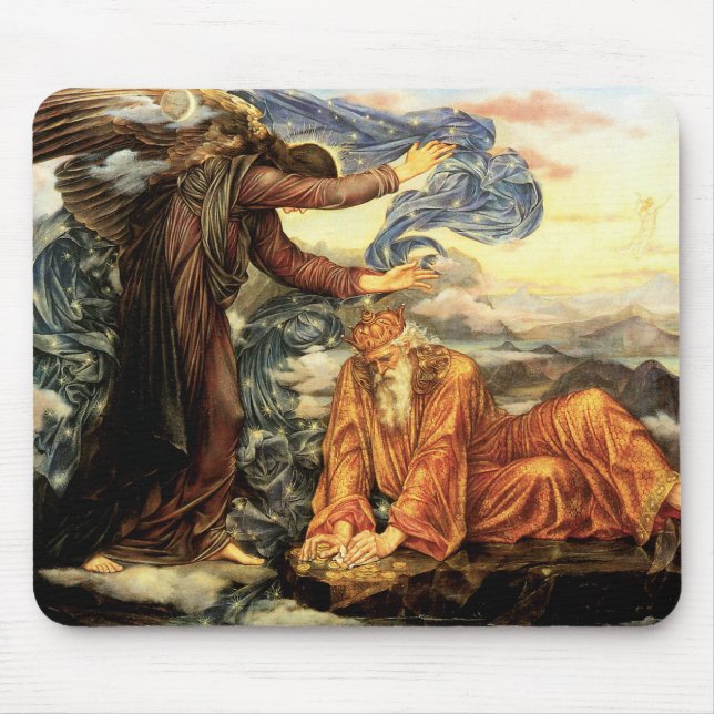 Earthbound by Evelyn De Morgan, Victorian Art Mouse Mat (Front)