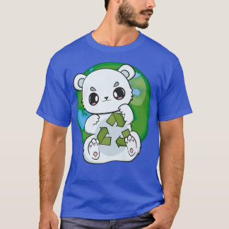 Earthday Everyday Polar Bear Love World Earth Day  T-Shirt