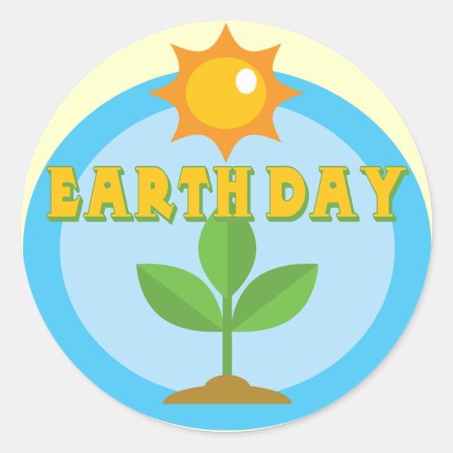 Earthday Shirts and Gifts Classic Round Sticker (Front)