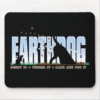 Earthdog colour design mouse mat