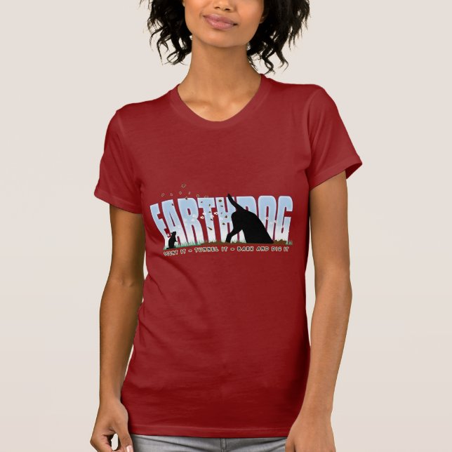 Earthdog colour design T-Shirt (Front)