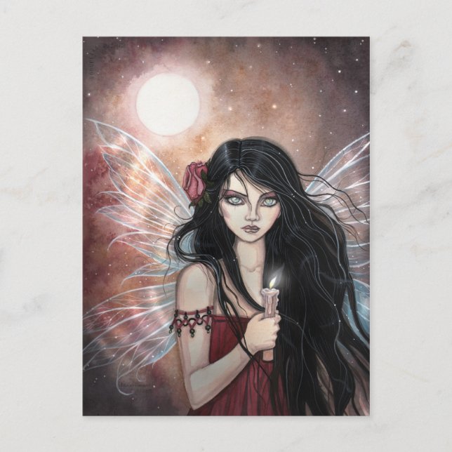 Earthen Dusk Fantasy Fairy Postcard (Front)