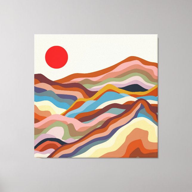 Earthen Majesty Canvas Print (Front)