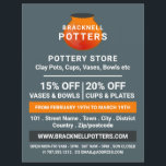 Earthen Pot Design, Pottery Store, Potters Advert Flyer<br><div class="desc">Earthen Pot Design,  Pottery Store,  Potters Advertising Flyers By The Business Card Store.</div>