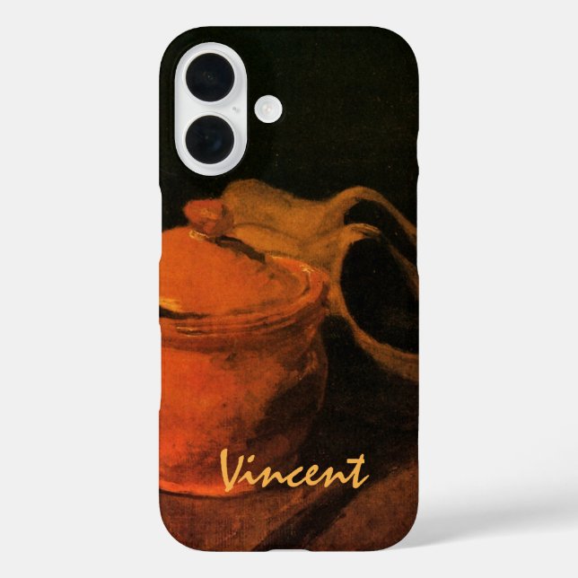 Earthenware, Bottle and Clogs by Vincent van Gogh Case-Mate iPhone Case (Back)