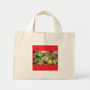Earthlight and Healing Japanese Flowers and Poetry Mini Tote Bag