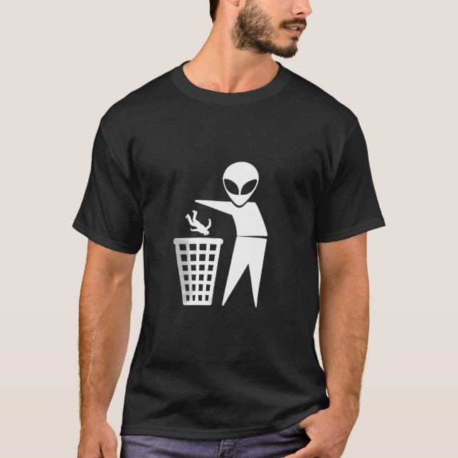 Earthlings Are Rubbish T-Shirt (Front)