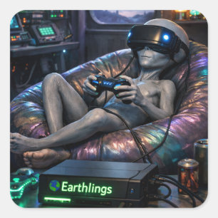 Earthlings Stickers