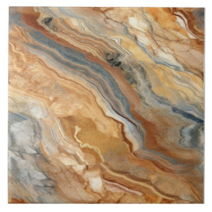 Earthly Tone Marble Pattern Tile