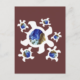 Earthly Turtles Postcard
