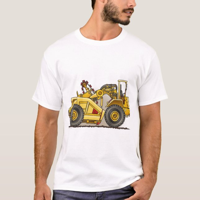 Earthmover Scraper Ladies T-Shirt (Front)
