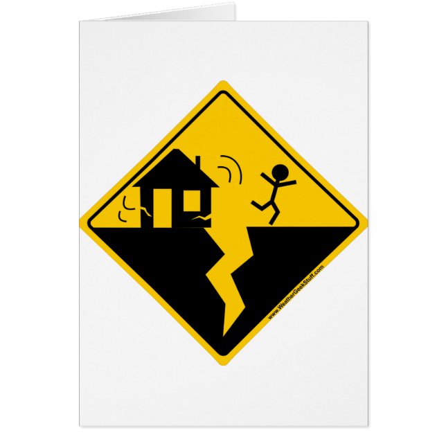 Earthquake Warning Merchandise and Clothing (Front)