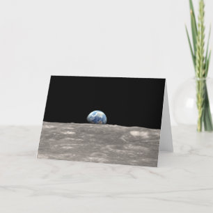 Earthrise and quote: Shot from Apollo 8 Card