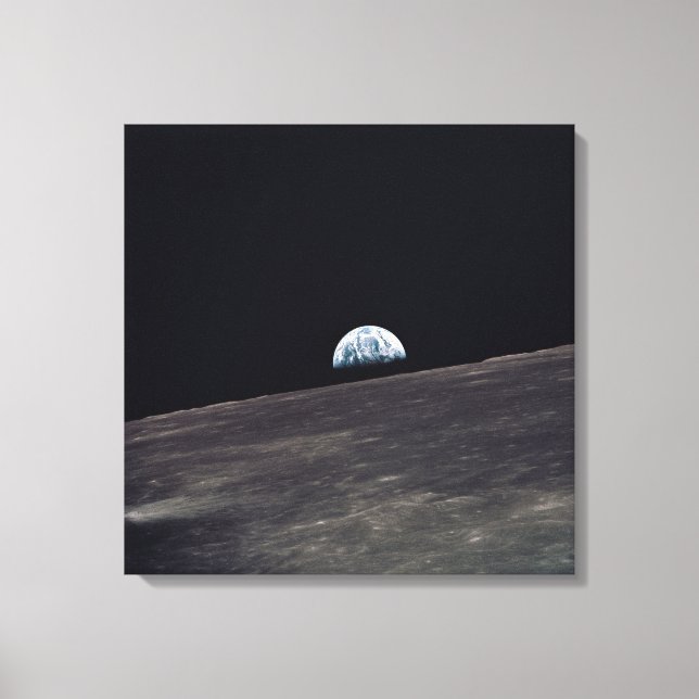 Earthrise Canvas Print (Front)