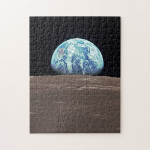 Earthrise from the Moon Jigsaw Puzzle