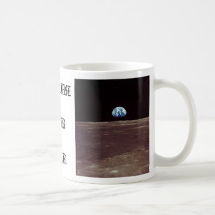 EARTHRISE OVER LUNA! COFFEE MUG