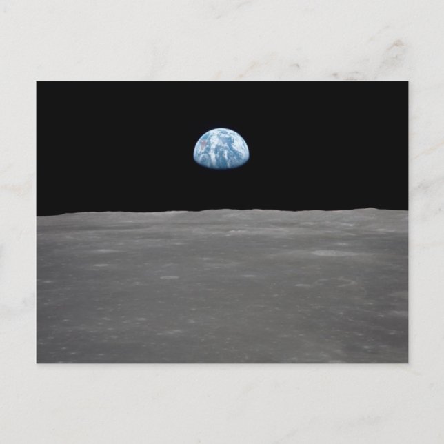Earthrise Photo Postcard (Front)