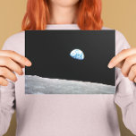 Earthrise Postcard<br><div class="desc">Today in history. This Earthrise image was taken during the Apollo 8 mission on Christmas Eve in 1968.</div>