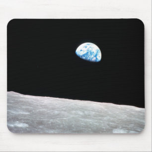 Earthrise - The Lunar Perspective Mouse Mat