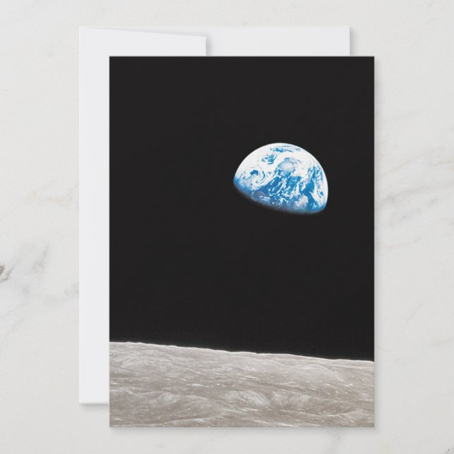 Earthrise William Anders Invitation (Front)