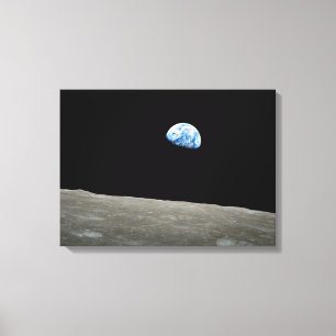 Earthrise wrapped canvas print 16" x 22"