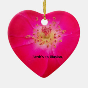 Earth's an Illusion Ceramic Tree Decoration