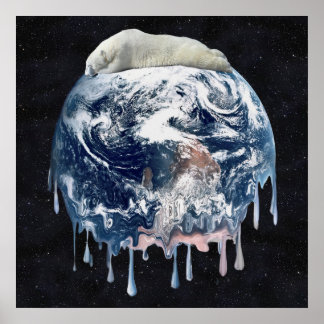 Earth's Bear Hug Poster